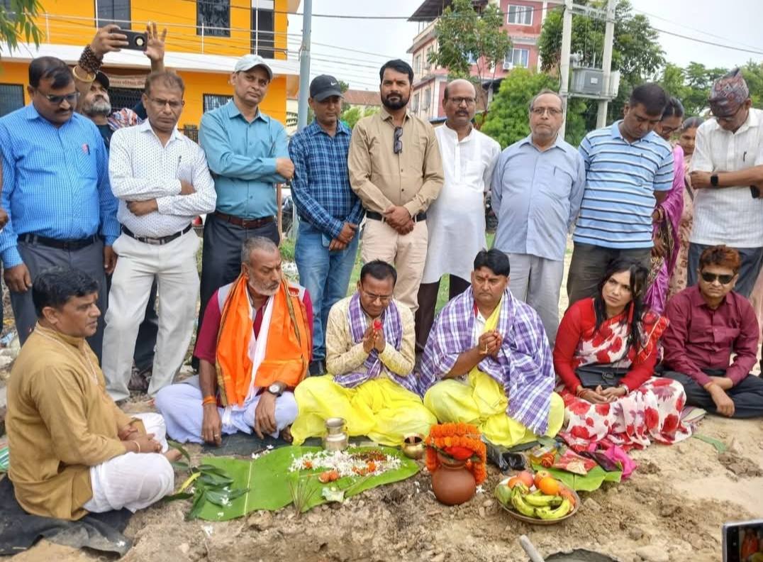 पत्रकार महासंघ मधेशको भवन निर्माण सुरु