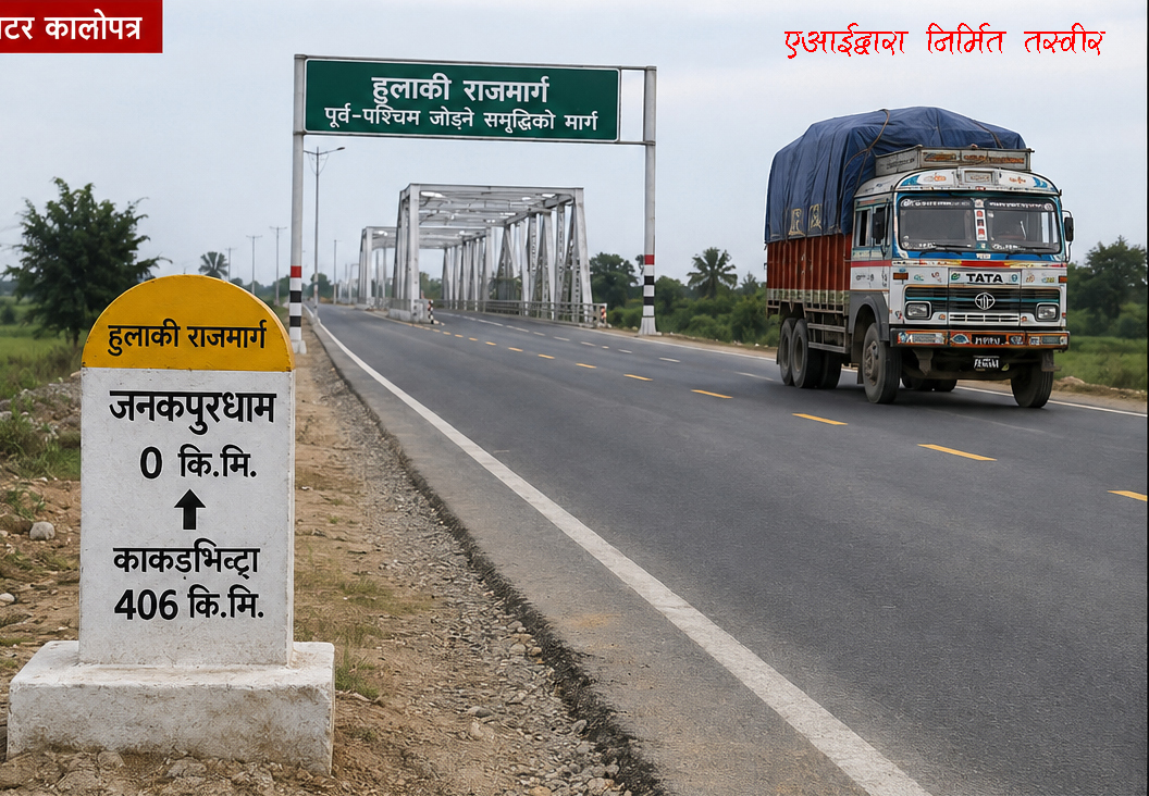 १६ वर्षमा हुलाकी सडक ९० प्रतिशत सम्पन्न