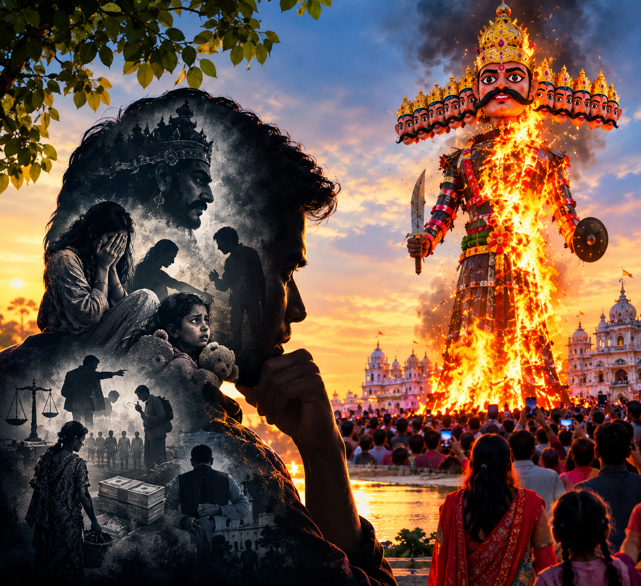 रावण दहन कि विकृतिको दहन ?