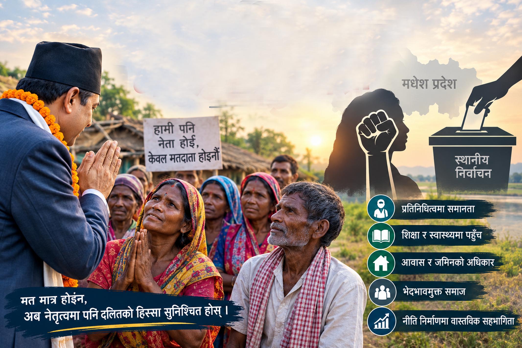 दलितको मत, नेतृत्वमा किन उपेक्षा ?
